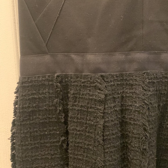 Rebecca Taylor Black Tweed A-Line Dress - Picture 6 of 10